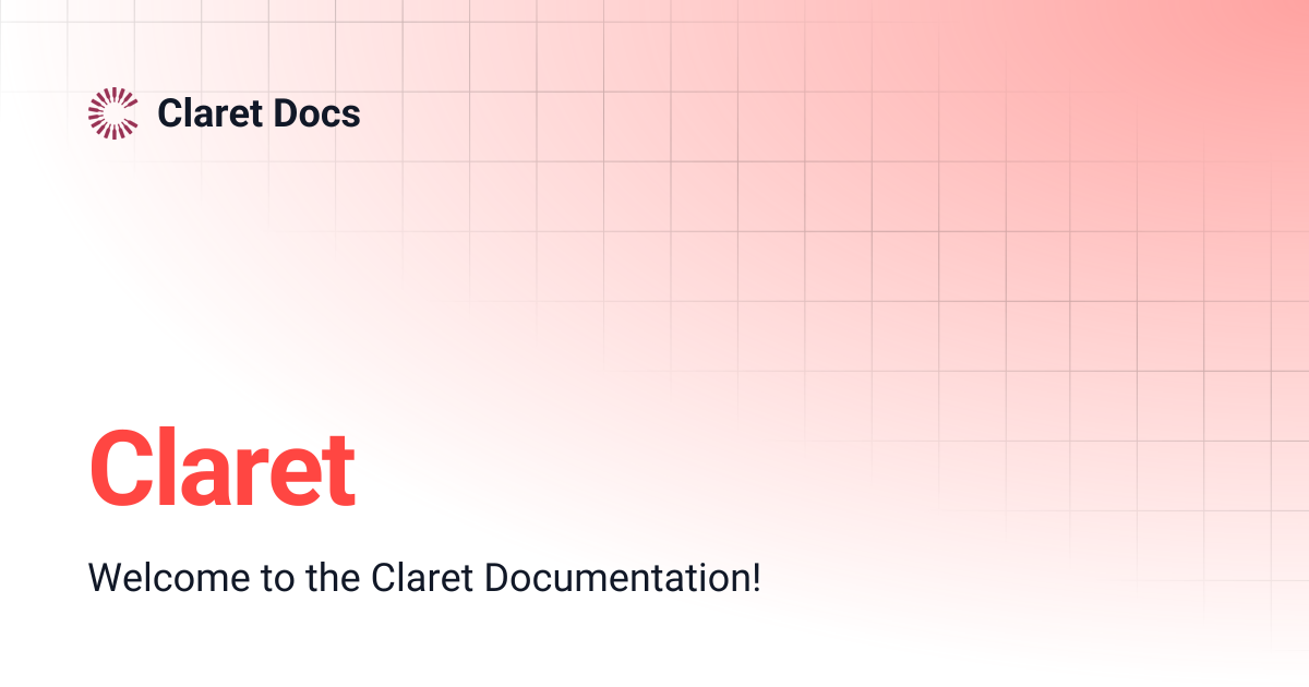 Claret | Claret Docs